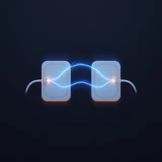 Illustration of a sharp electrical pain signal